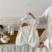 Summer New Baby Boy Two-Piece Set with Stripe Vest and Bib Overalls, Casual Design