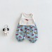 Cute Summer New Cartoon Casual Vest and Mosquito-Proof Pants Set for Boys, Full Print Dog Design Cute Summer New Cartoon Casual Vest and Mosquito-Proof Pants Set for Boys, Full Print Dog Design