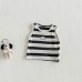 Cute Cartoon Outerwear Set, Baby Summer New Striped Vest and Pants Three-Piece Set Cute Cartoon Outerwear Set, Baby Summer New Striped Vest and Pants Three-Piece Set