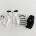 Cute Cartoon Outerwear Set, Baby Summer New Striped Vest and Pants Three-Piece Set Cute Cartoon Outerwear Set, Baby Summer New Striped Vest and Pants Three-Piece Set