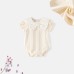 Flip collar short sleeved jumpsuit