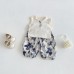 Cute Summer Lightweight Baby Simple Ruffled Vest with Floral Mosquito-Resistant Pants Two-Piece Set Cute Summer Lightweight Baby Simple Ruffled Vest with Floral Mosquito-Resistant Pants Two-Piece Set