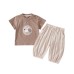 Cute Cartoon Dog Patch Short Sleeve Baby Stylish Versatile Cool Mosquito-Proof Pants Cute Cartoon Dog Patch Short Sleeve Baby Stylish Versatile Cool Mosquito-Proof Pants