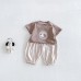 Cute Cartoon Dog Patch Short Sleeve Baby Stylish Versatile Cool Mosquito-Proof Pants Cute Cartoon Dog Patch Short Sleeve Baby Stylish Versatile Cool Mosquito-Proof Pants