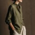 Collar loose long sleeved shirt
