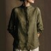 Collar loose long sleeved shirt