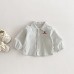 Fashionable Vertical Stripe Shirt and Jeans Set for Boys, Spring and Autumn New Style, Baby Boy Casual Two-Piece Outfit