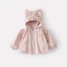 Cute Spring New Baby Girl Butterfly Knot Hoodie Outwear Set, Stylish Cardigan and Leggings Two-Piece Set