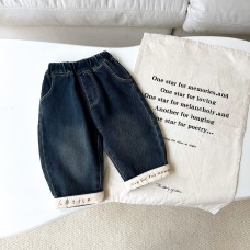 Cute Style 3-Piece Set with Hooded Jacket, T-Shirt and Jeans Pants