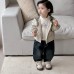 Cute Style 3-Piece Set with Hooded Jacket, T-Shirt and Jeans Pants