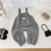 Cute Baby Girls' Overall Romper Set with Bodysuit Two-Piece Outfit for Infants and Toddlers