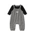 Cute Baby Girls' Overall Romper Set with Bodysuit Two-Piece Outfit for Infants and Toddlers