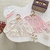 Cute Knitted Cardigan for Baby Girls Sweet Ruffled Open Front Princess Top, Spring and Autumn Fashion