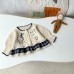 Cute Knit Cardigan Set for Baby Girls, Sweater Jacket and Jeans Pants Two-Piece Outfit