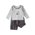 Cute Cartoon Vest Set for Baby Girls Spring New Arrival Polka Dot Wide Leg Pants Three-Piece Set