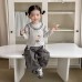 Cute Cartoon Vest Set for Baby Girls Spring New Arrival Polka Dot Wide Leg Pants Three-Piece Set