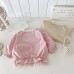 Cute Floral Trim Coat for GirlsChildren's Clothing, Sweet and Stylish, Mesh Panel Design, Kids Trench Coat