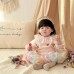 Cute Baby Girl Autumn Spring Outfit Set, Stylish Infant Clothing, Autumn Wear for Girls, Adorable Vest with Base Shirt and Tutu Skirt
