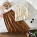 Girls' Summer Outfit Set Fashionable Children's Summer Wear Solid Color Tank Top and Wide Leg Pants Two-Piece Set Stylish