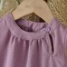 Girls' Outfit Summer Sleeveless Buttoned Vest with Ruffle Top and Wide-Leg Pants Two-Piece Set Fashion