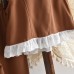 Cute Girls' Two-Piece Set with Lace Trim Hem, Sleeveless Top and Long Pants, Fashion Casual Outfit