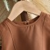 Cute Girls' Two-Piece Set with Lace Trim Hem, Sleeveless Top and Long Pants, Fashion Casual Outfit