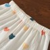 Girls' Summer Outfit Colorful Heart Embellished Strap Wide Leg Pants Two-Piece Set Kids Casual Clothing