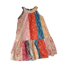 Girls' Summer Dress Ethnic Print Casual Halter Neck Dress Beach Vacation Dress