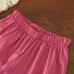 Cute Girls' Summer Outfit Set, Sleeveless Doll Top with Straight Leg Pants, Two-Piece Clothing for Kids