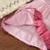 Cute Girls' Summer Outfit Set, Sleeveless Doll Top with Straight Leg Pants, Two-Piece Clothing for Kids