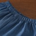 Cute Girls Summer Outfit Set Strawberry Knit Top Faux Denim Pants Two-Piece Set Children's Clothing