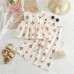 Cute Summer Outfit for GirlsMesh Spliced Top and Long Pants Set, Elegant and Sweet Vacation Look