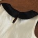 Girl Summer New Style Dress, Elegant Chanel-Style Sleeveless Flip Collar Princess Dress Popular Children's Dress