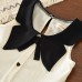Girl Summer New Style Dress, Elegant Chanel-Style Sleeveless Flip Collar Princess Dress Popular Children's Dress