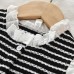 Girls' Summer Outfit Set Stripe Ruffle Spliced Sleeveless Top and Shorts Two-Piece Set Children's Clothing