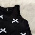 Cute Two-Piece Set for Girls Summer Outfit with Bow and Lace Trimmed Tank Top and Shorts Set