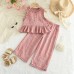 Girls' lace contrast plaid set, sleeveless top with wide-leg pants, stylish summer two-piece outfit trend