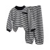 Fashionable Stripe Two-Piece Set for Girls Casual Autumn Outfit for Kids