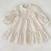Girls' Dress Autumn New Style Baby Long Sleeve Sweet Embroidered Princess Dress Kids Fashionable Skirt Spring and Autumn