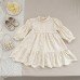 Girls' Dress Autumn New Style Baby Long Sleeve Sweet Embroidered Princess Dress Kids Fashionable Skirt Spring and Autumn