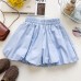 Cute Girls' Checkered Outfit Set, Sleeveless Blouse with Bubble Shorts, Stylish Two-Piece Set for Kids