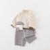 Cute Mushroom Long Sleeve Top for GirlsChildren's Outfit, A-Class New Autumn Fashion Set