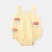 Cute Baby Onesie for Newborns, Summer Style, Short Sleeve, Full Zip Closure, Soft Cotton Material Suitable for Girls and Boys