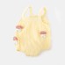 Cute Baby Onesie for Newborns, Summer Style, Short Sleeve, Full Zip Closure, Soft Cotton Material Suitable for Girls and Boys