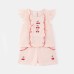 Cute Lace Baby Girl Summer Set with Cherry Embroidery, Short Sleeve, Cotton Two-Piece Outfit