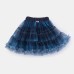 Cute Girls' Summer Gingham Mesh Tutu Skirt, Versatile Half Skirt Casual Dress for Kids