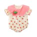 Baby Girl Summer Newborn Onesie Infant 1st Birthday 100-Day Printed Triangular Bodysuit 