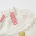 Cute Strawberry Print Snap Front Baby Girl Romper Summer Cotton Onesie