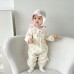 Cotton Baby Girl Bodysuit Long Sleeve One-Piece Romper Spring Fashion Style