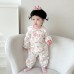 Cotton Bear Onesie for Newborn Baby Girls, Spring Autumn Casual Outfit, Unique Design, Long Sleeve, Full Zip Closure, Soft Comfortable Material Cotton Bear Onesie for Newborn Baby Girls, Spring Autumn Casual Outfit, Unique Design, Long Sleeve, Full Zip Closure, Soft Comfortable Material